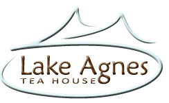 Lake Agnes Teahouse logo and link to homepage